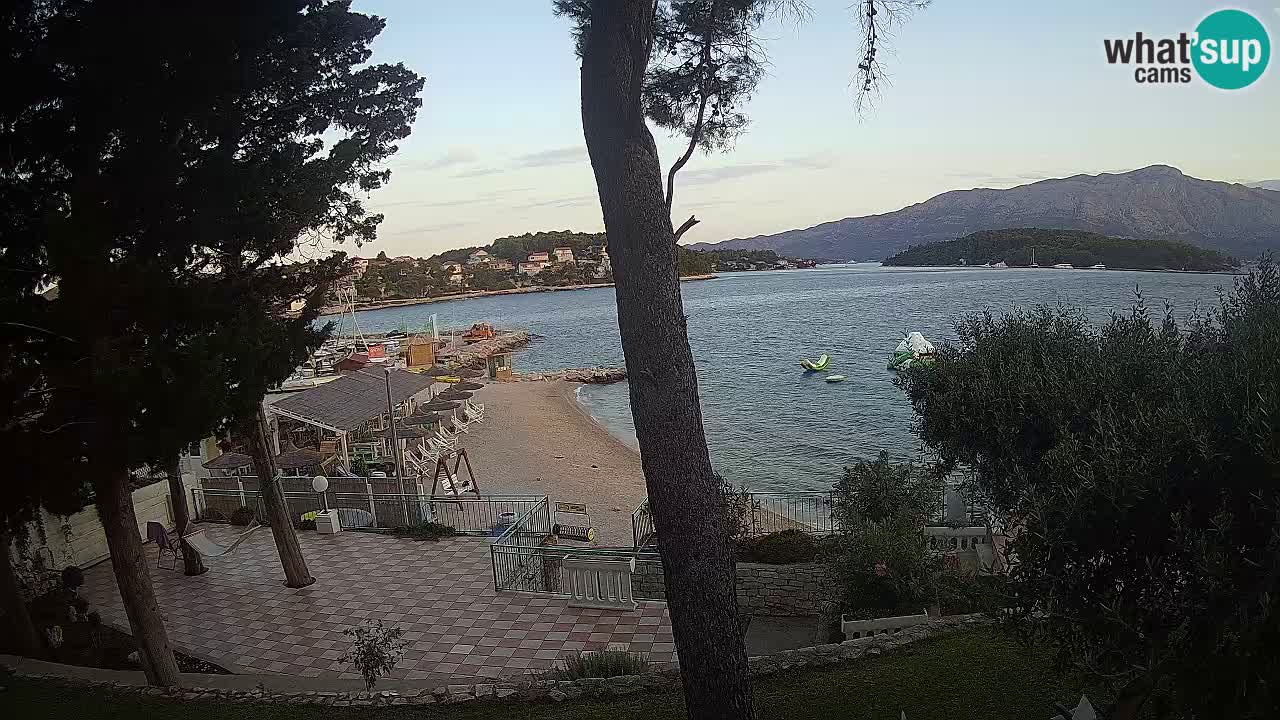 Camera en vivo Lumbarda – Playa Prvi Žal – Korčula
