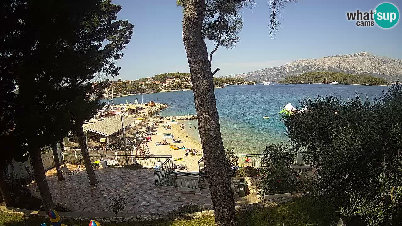 Webcam Lumbarda – Prvi Žal beach – Korčula