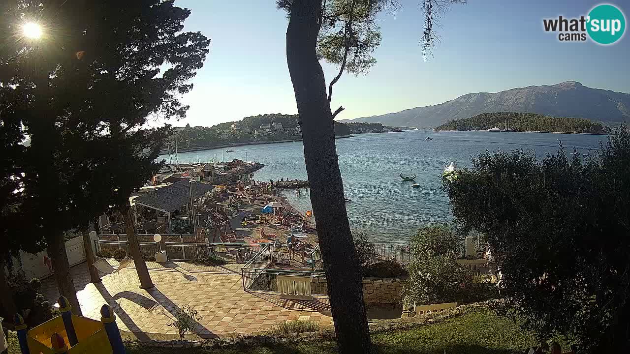 Webcam Lumbarda – Prvi Žal beach – Korčula