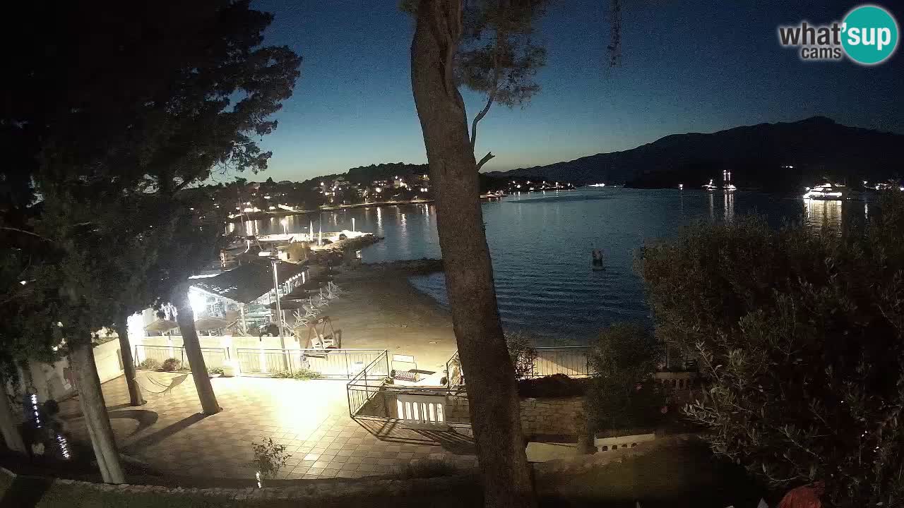 Webcam live Lumbarda – Plage Prvi Žal – Korčula