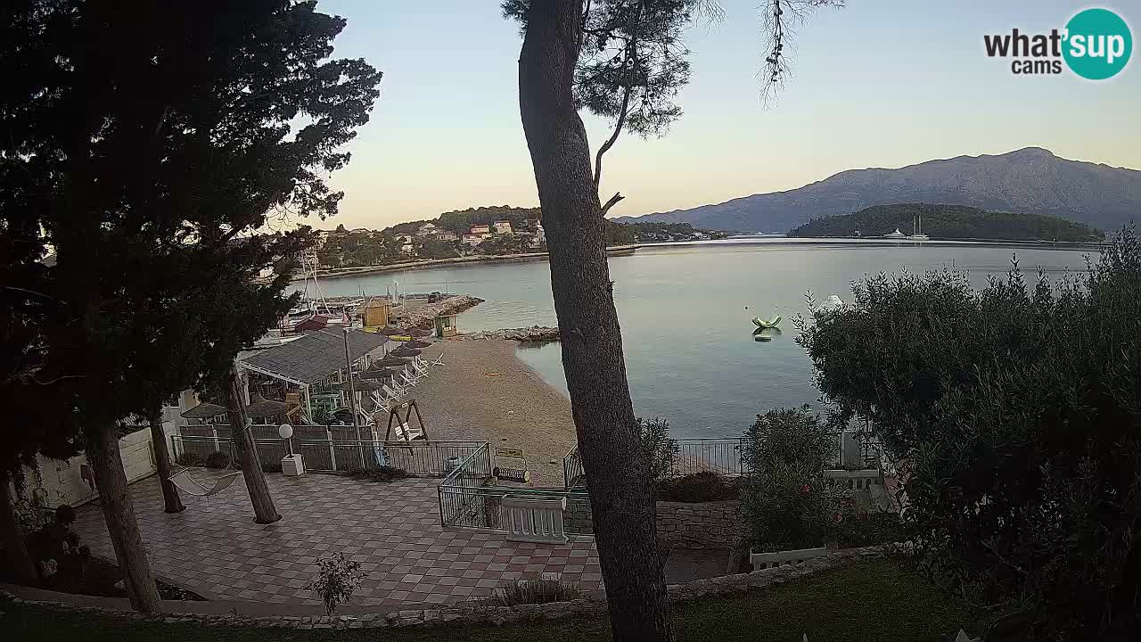 Camera en vivo Lumbarda – Playa Prvi Žal – Korčula