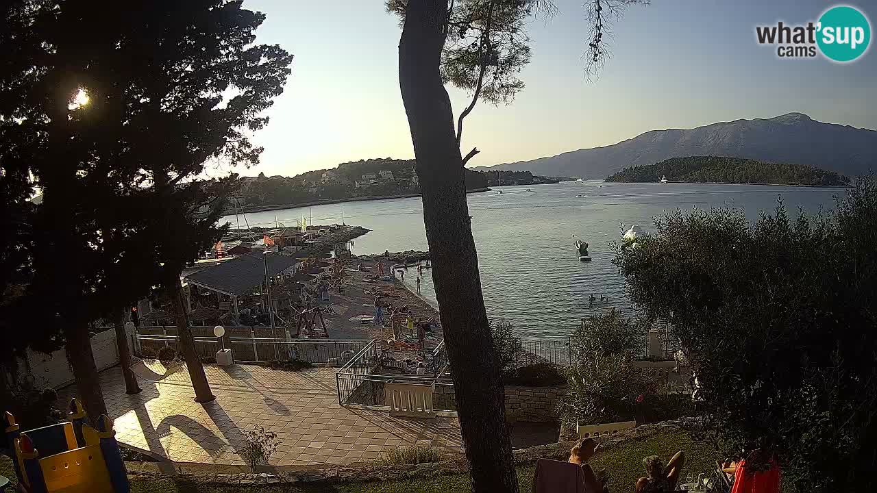 Web kamera Lumbarda – Plaža Prvi Žal – Korčula