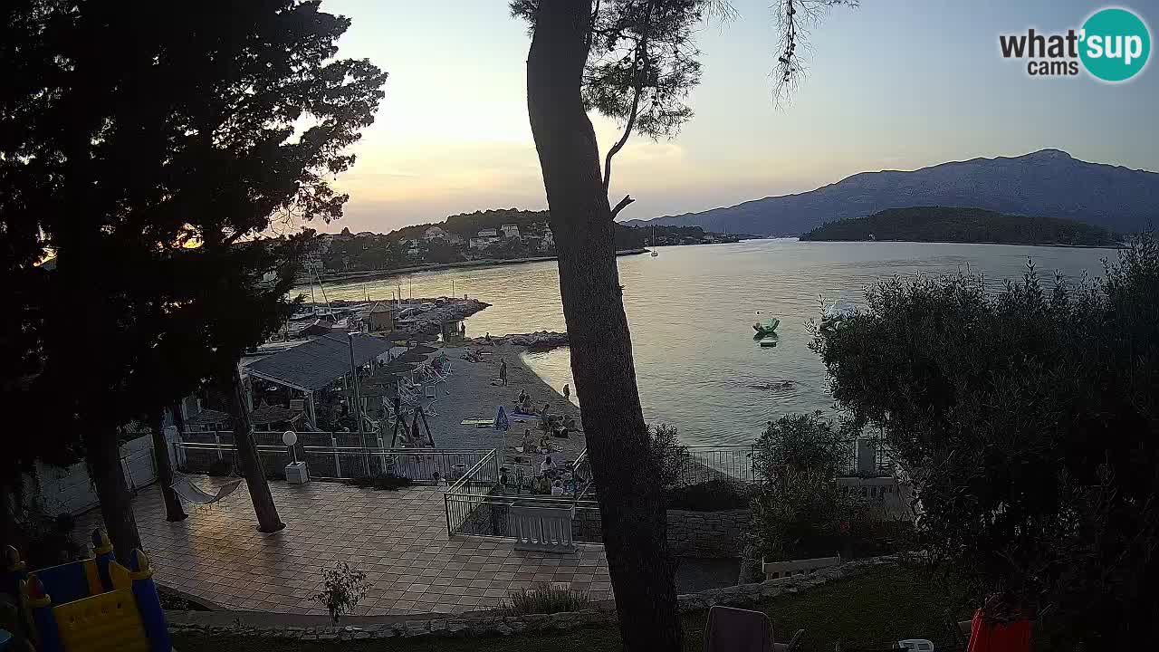 Web kamera Lumbarda – Plaža Prvi Žal – Korčula