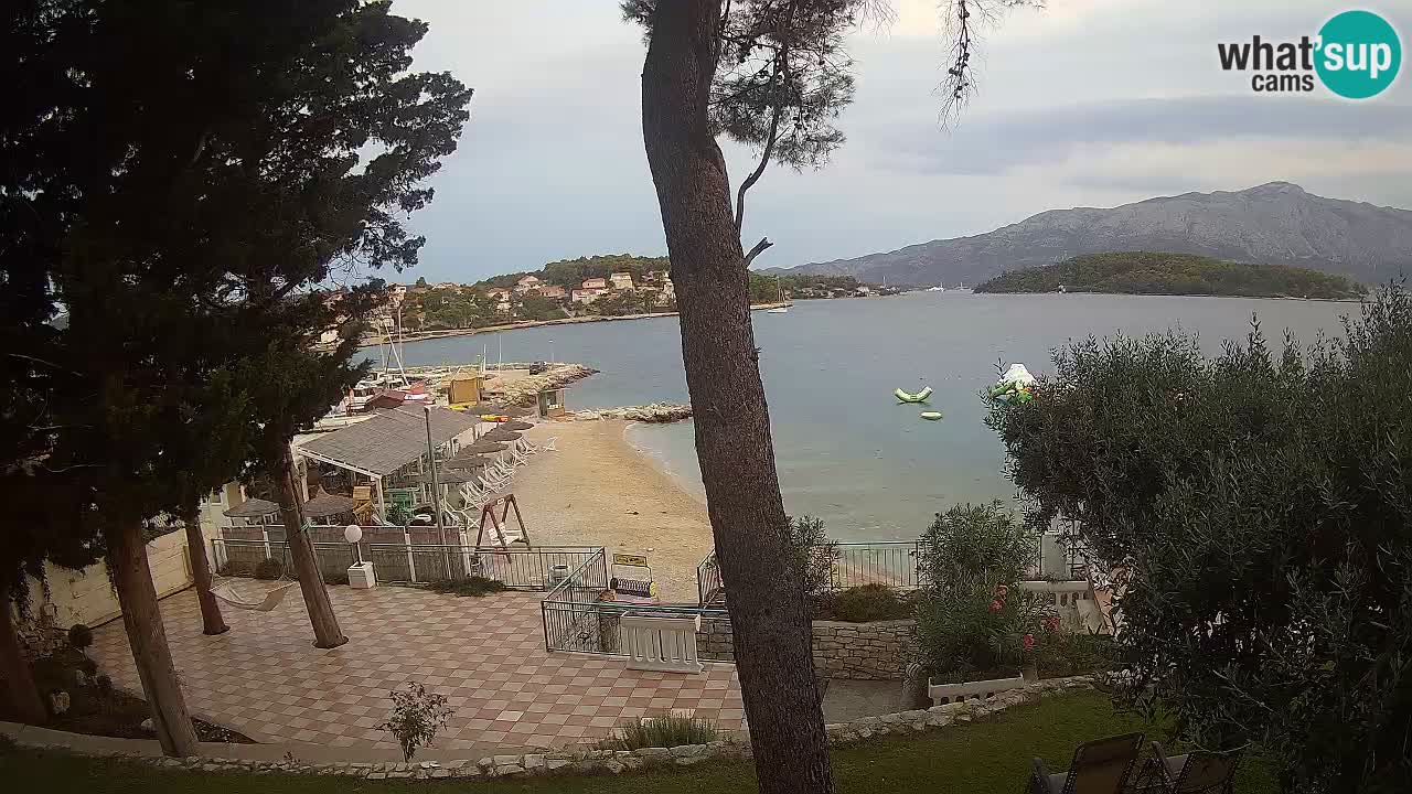Camera en vivo Lumbarda – Playa Prvi Žal – Korčula