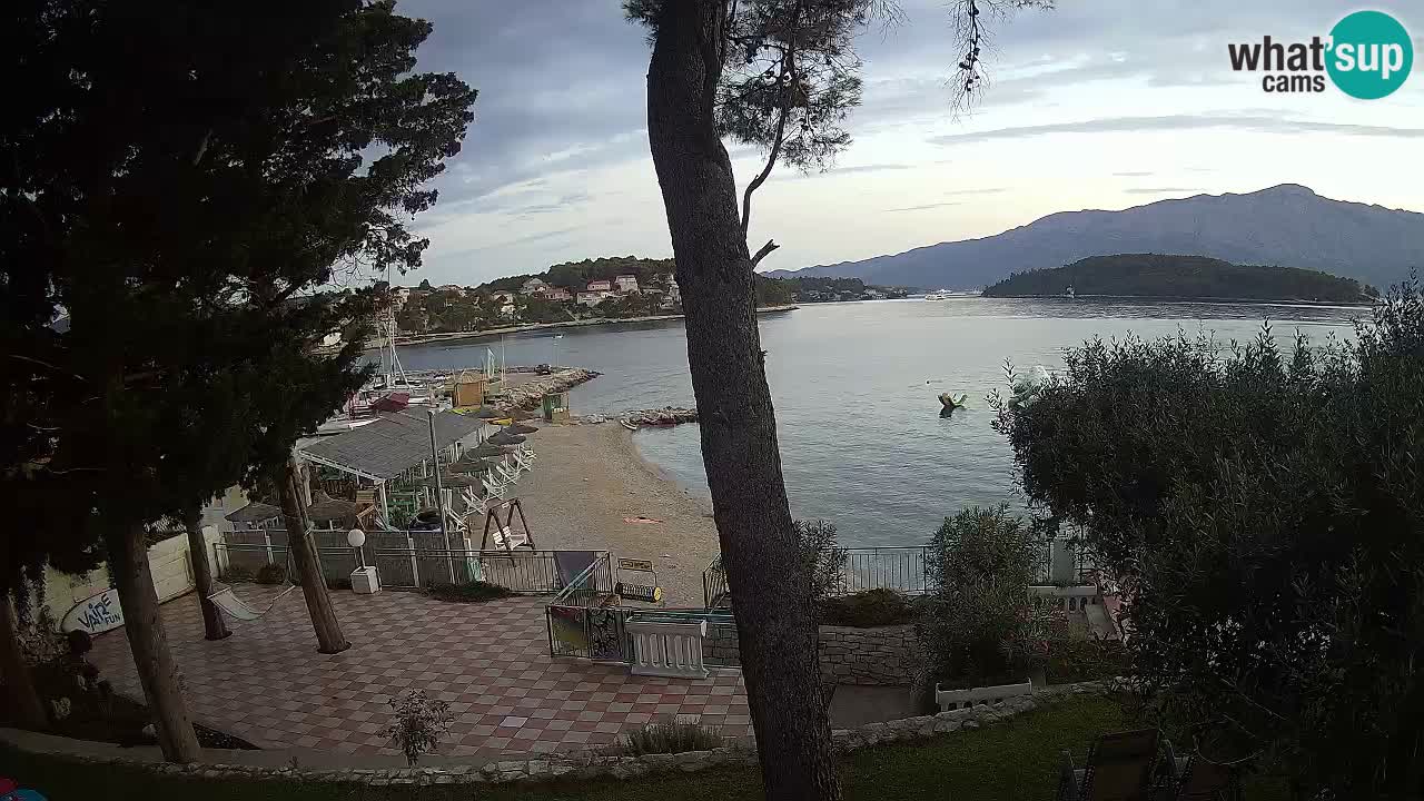 Web kamera Lumbarda – Plaža Prvi Žal – Korčula