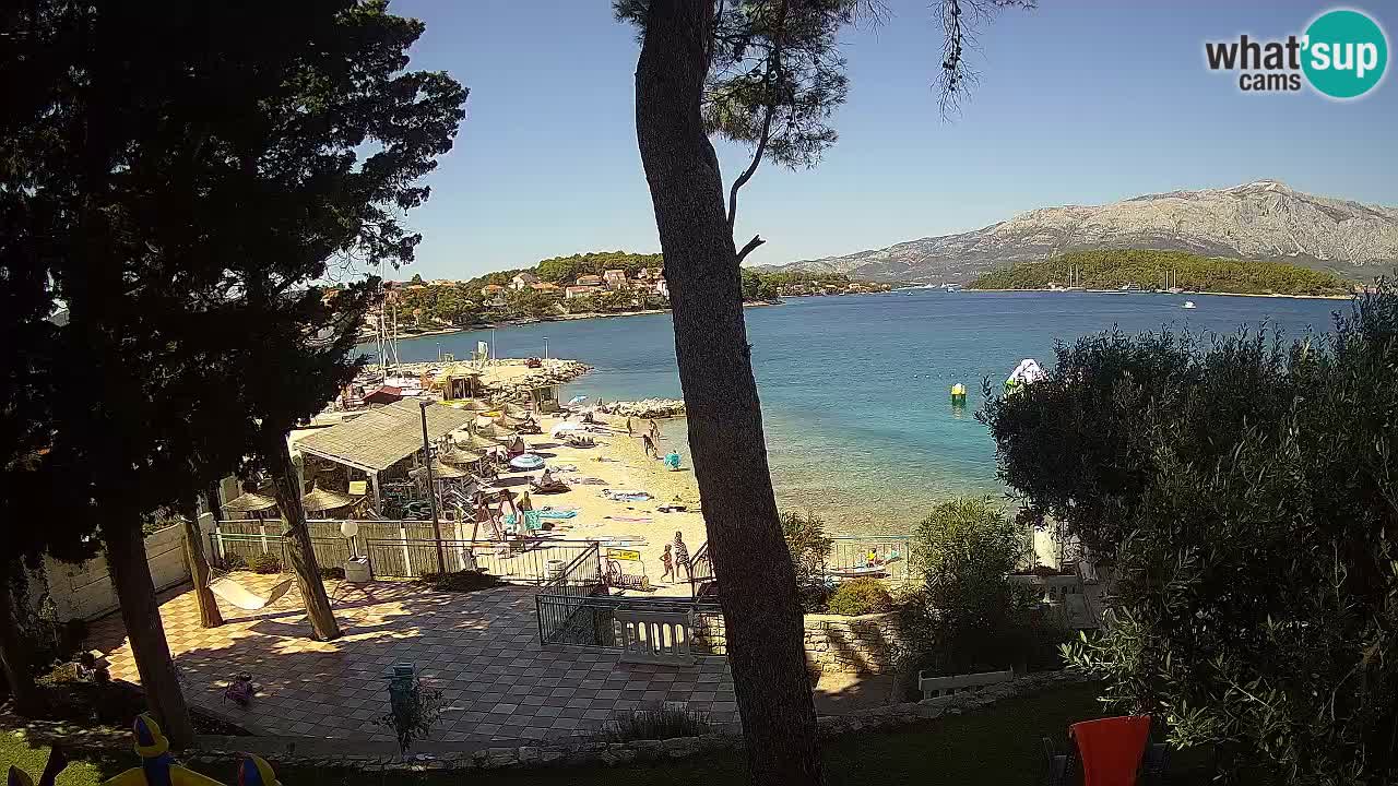 Webcam Lumbarda – Prvi Žal beach – Korčula