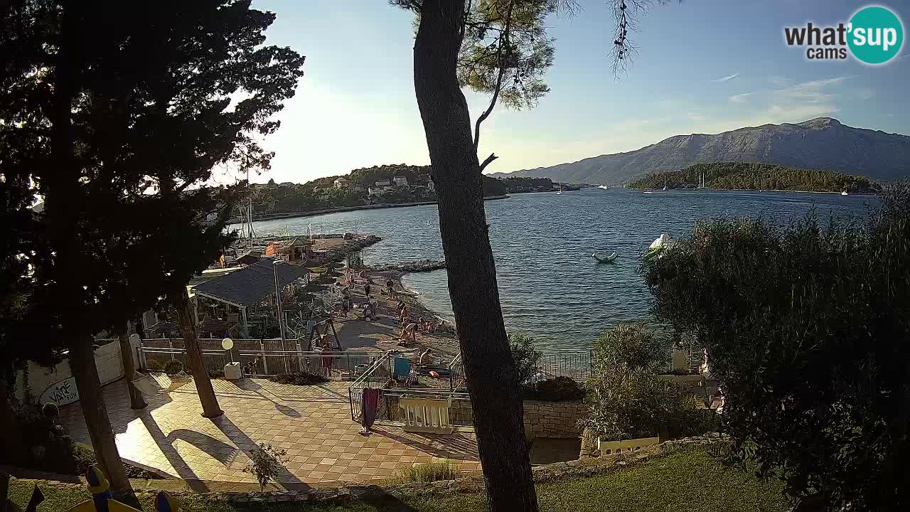 Web kamera Lumbarda – Plaža Prvi Žal – Korčula