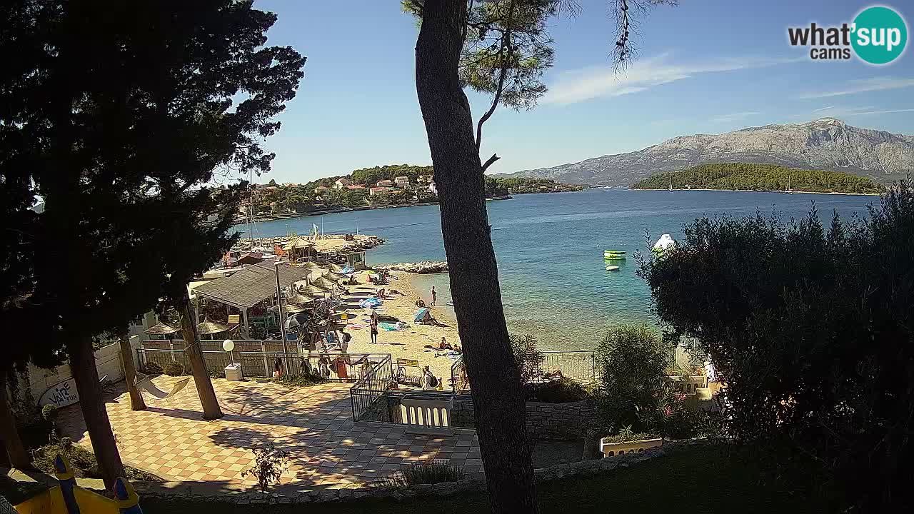 Web kamera Lumbarda – Plaža Prvi Žal – Korčula