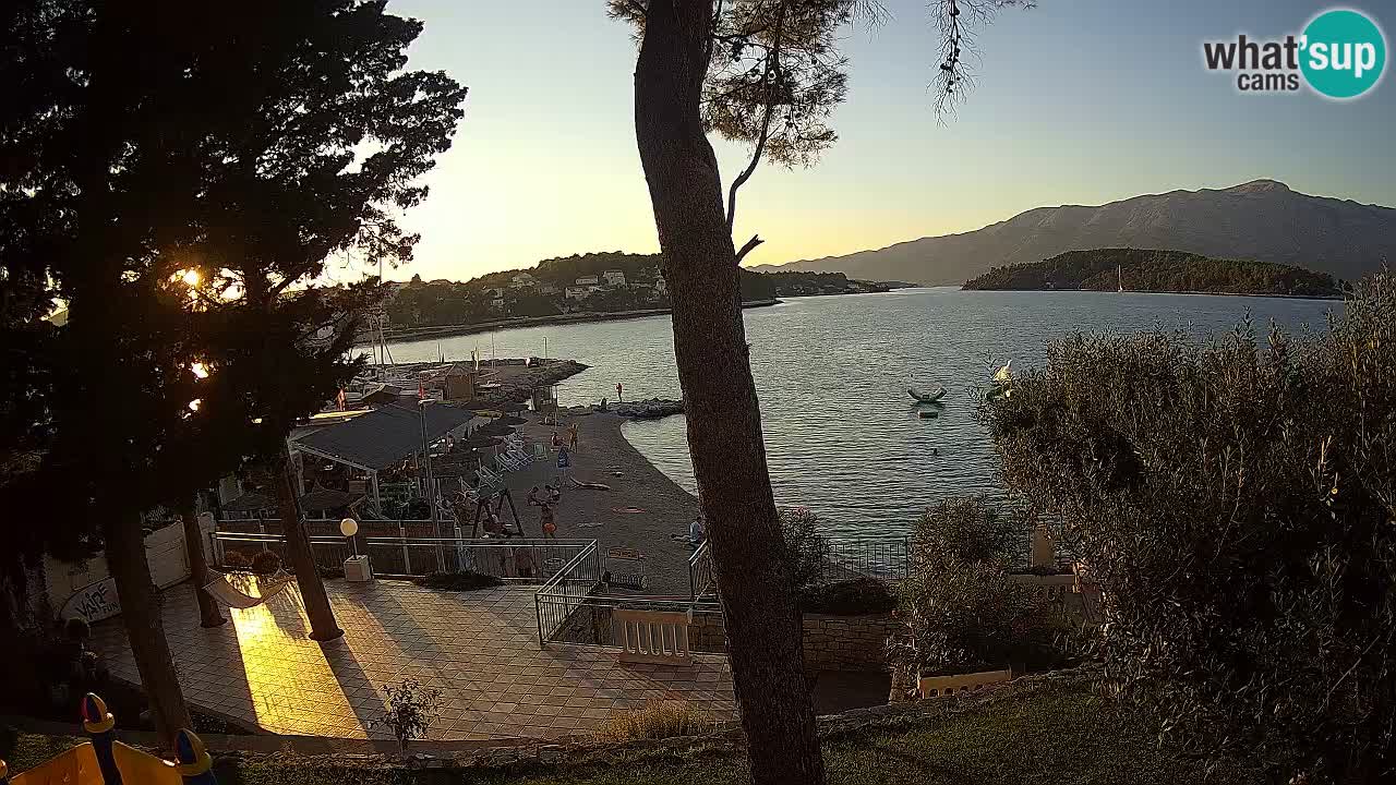 Web kamera Lumbarda – Plaža Prvi Žal – Korčula