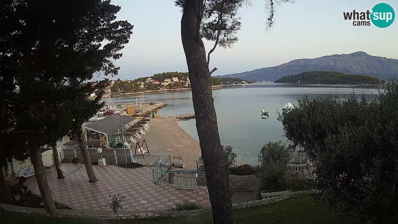 Camera en vivo Lumbarda – Playa Prvi Žal – Korčula
