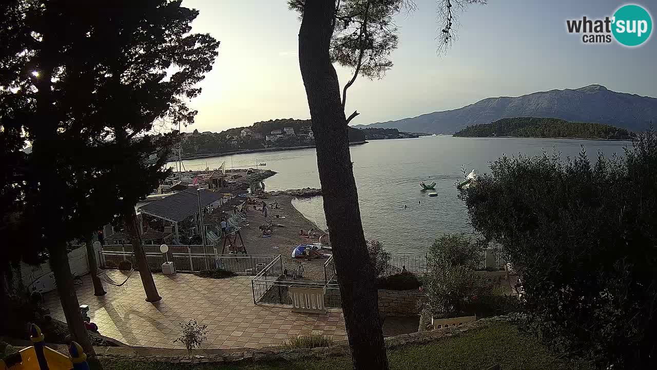 Camera en vivo Lumbarda – Playa Prvi Žal – Korčula