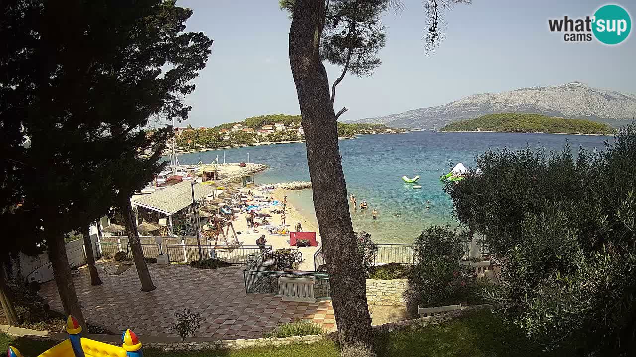 Camera en vivo Lumbarda – Playa Prvi Žal – Korčula