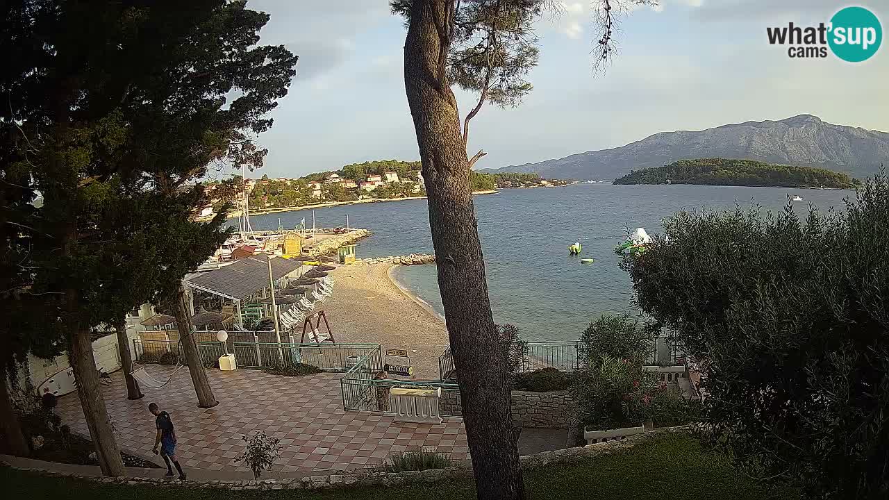 Web kamera Lumbarda – Plaža Prvi Žal – Korčula