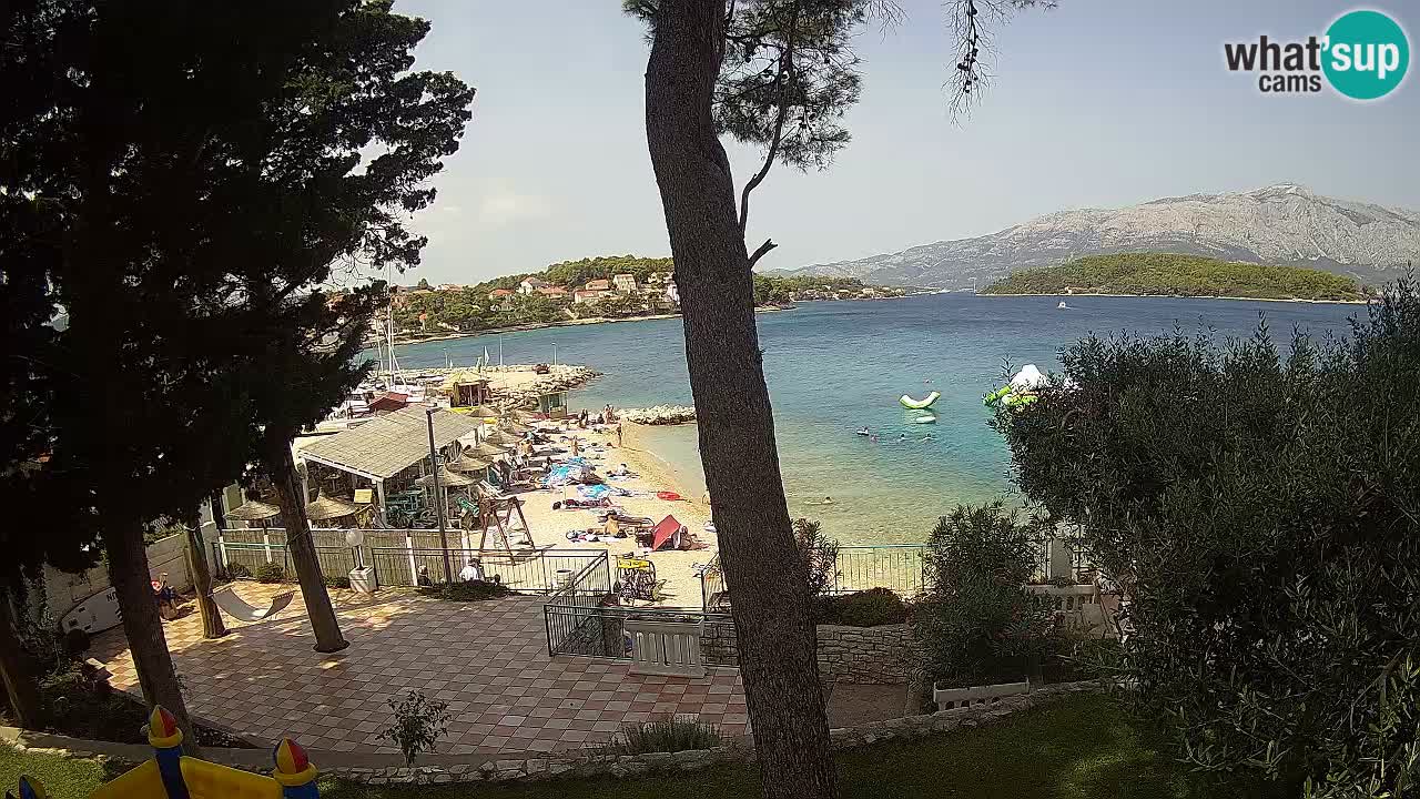 Camera en vivo Lumbarda – Playa Prvi Žal – Korčula