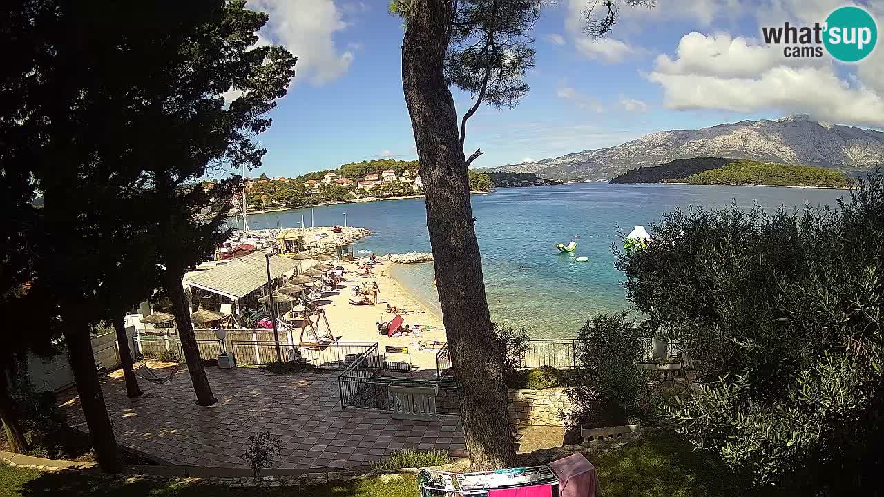 Webcam Lumbarda – Prvi Žal beach – Korčula
