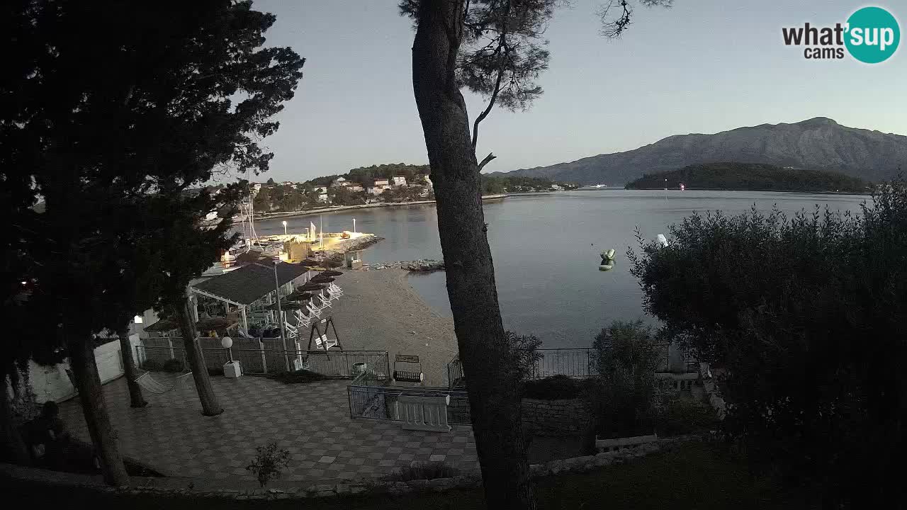 Webcam Lumbarda – Prvi Žal beach – Korčula