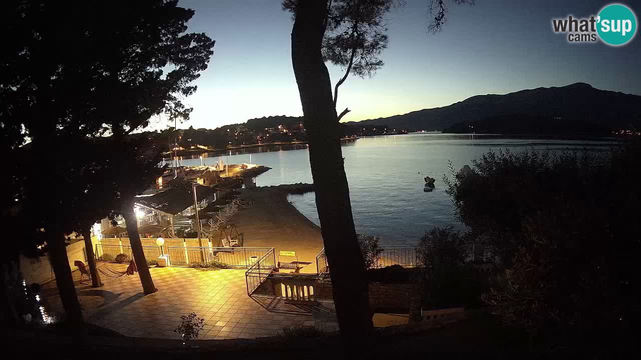 Web kamera Lumbarda – Plaža Prvi Žal – Korčula