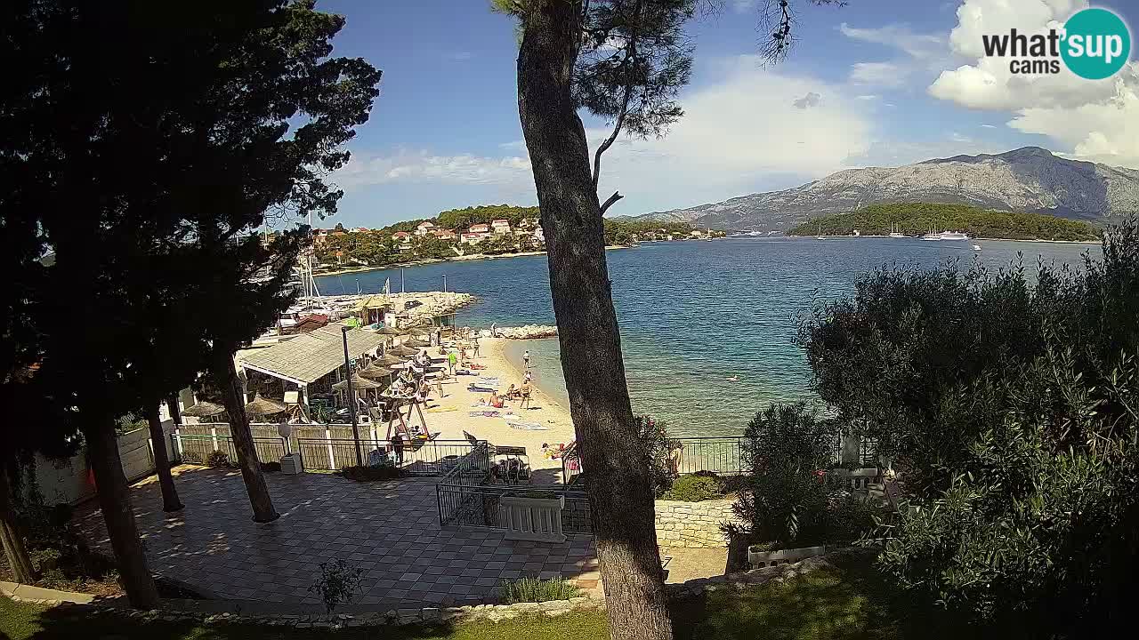 Webcam Lumbarda – Prvi Žal beach – Korčula