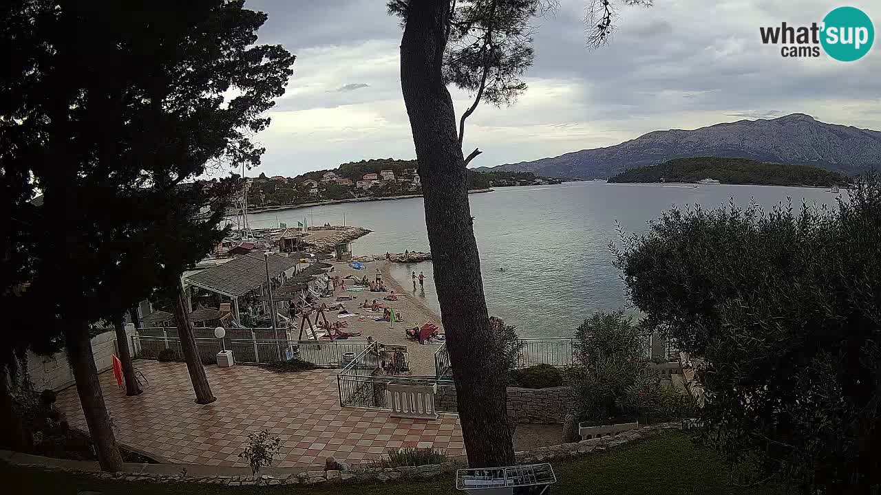 Camera en vivo Lumbarda – Playa Prvi Žal – Korčula