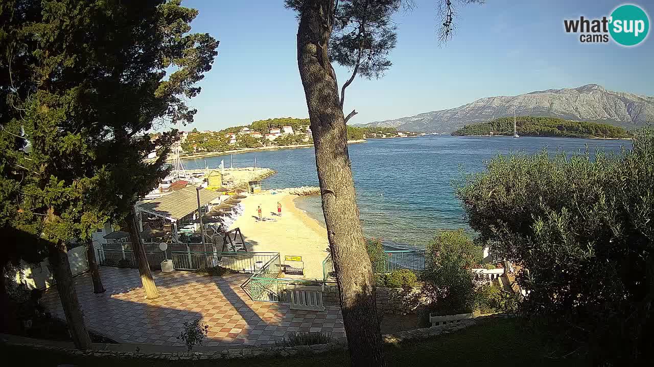 Camera en vivo Lumbarda – Playa Prvi Žal – Korčula