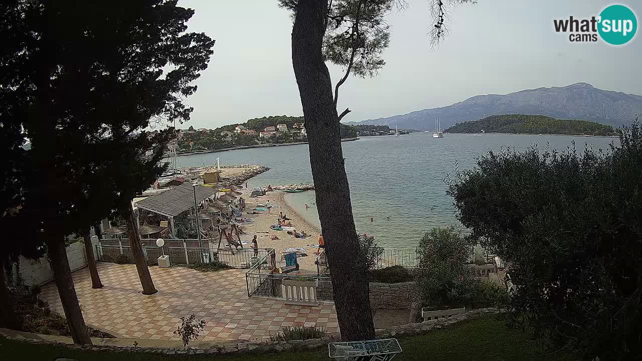 Webcam Lumbarda – Prvi Žal beach – Korčula