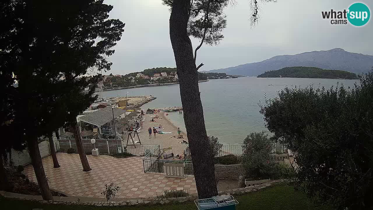 Web kamera Lumbarda – Plaža Prvi Žal – Korčula