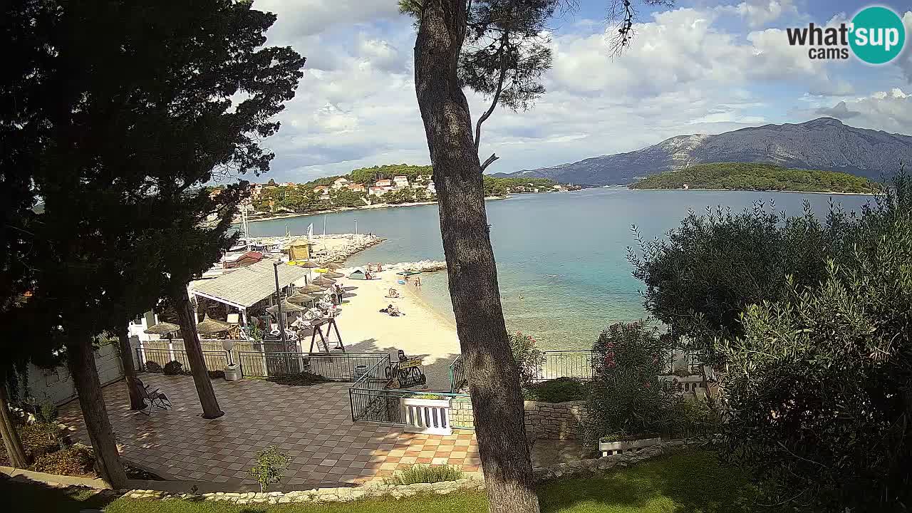 Webcam Lumbarda – Prvi Žal beach – Korčula