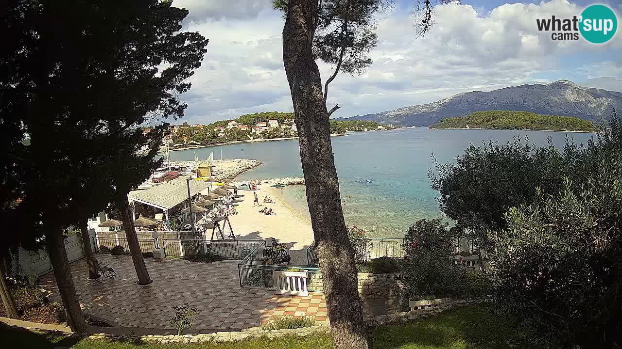 Webcam Lumbarda – Prvi Žal beach – Korčula