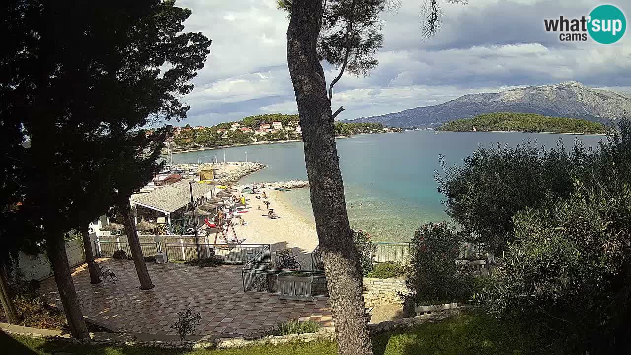 Web kamera Lumbarda – Plaža Prvi Žal – Korčula