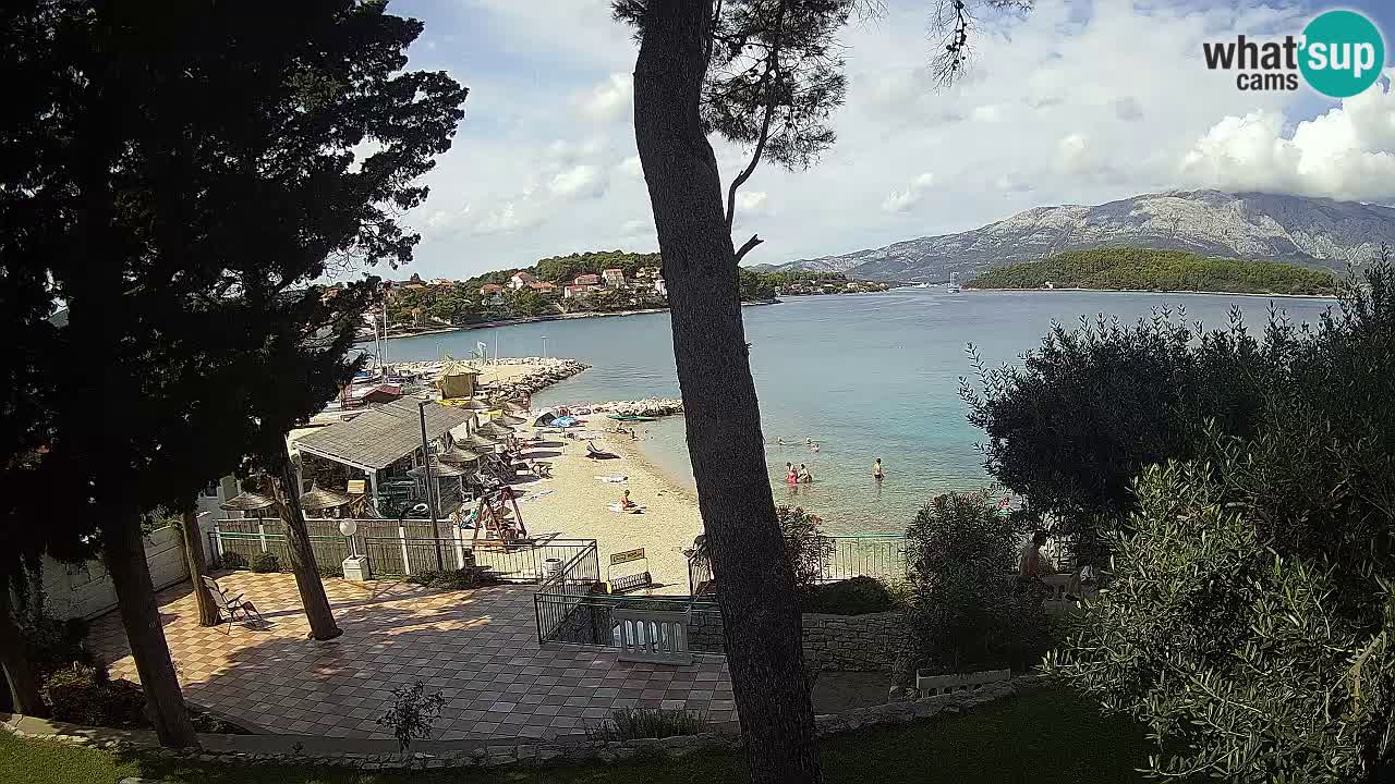 Webcam Lumbarda – Prvi Žal beach – Korčula