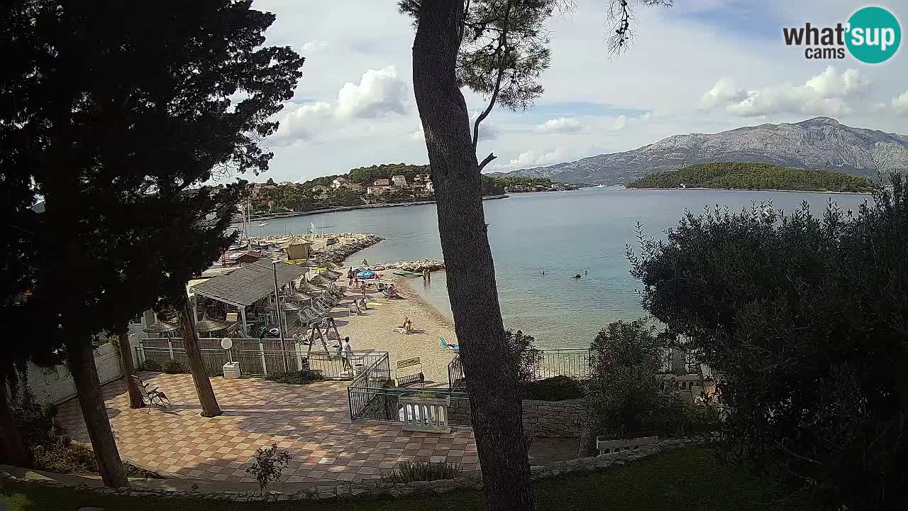 Webcam Lumbarda – Prvi Žal beach – Korčula