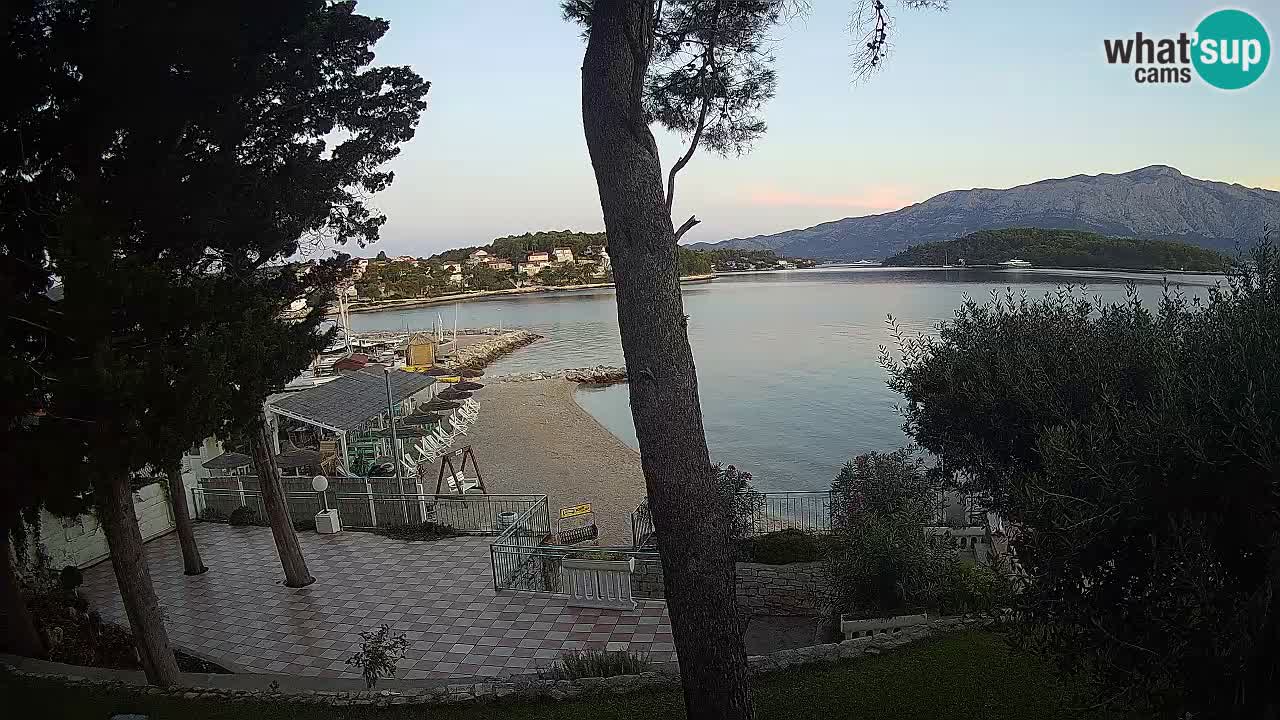 Livecam Lumbarda – Spiaggia Prvi Žal – Korčula