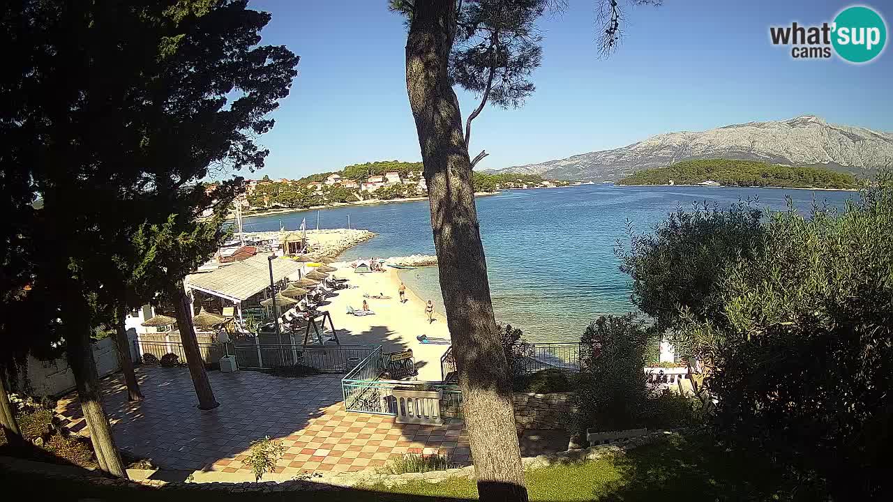 Webcam Lumbarda – Prvi Žal beach – Korčula