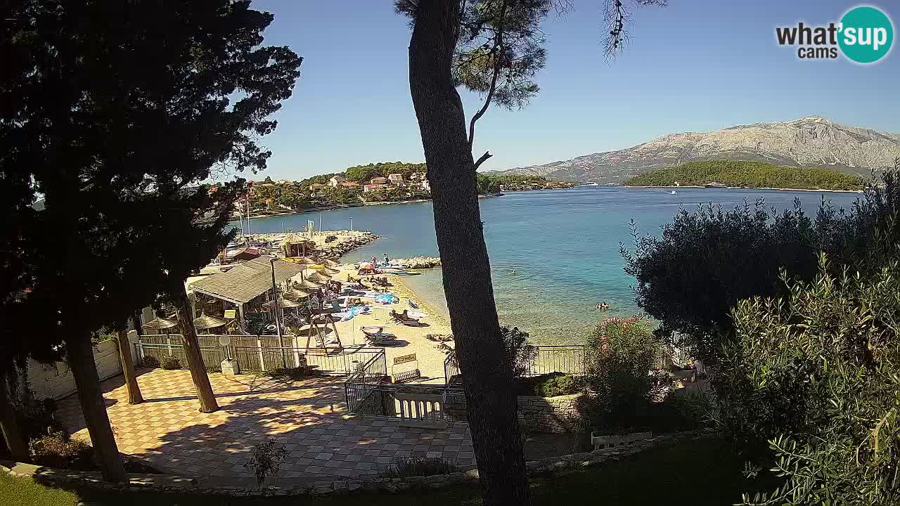 Web kamera Lumbarda – Plaža Prvi Žal – Korčula
