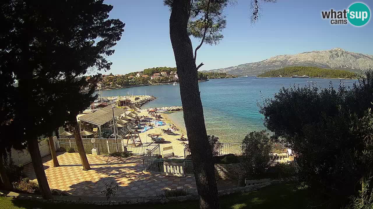 Web kamera Lumbarda – Plaža Prvi Žal – Korčula