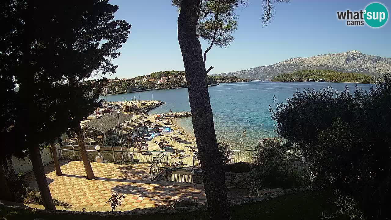 Webcam Lumbarda – Prvi Žal beach – Korčula