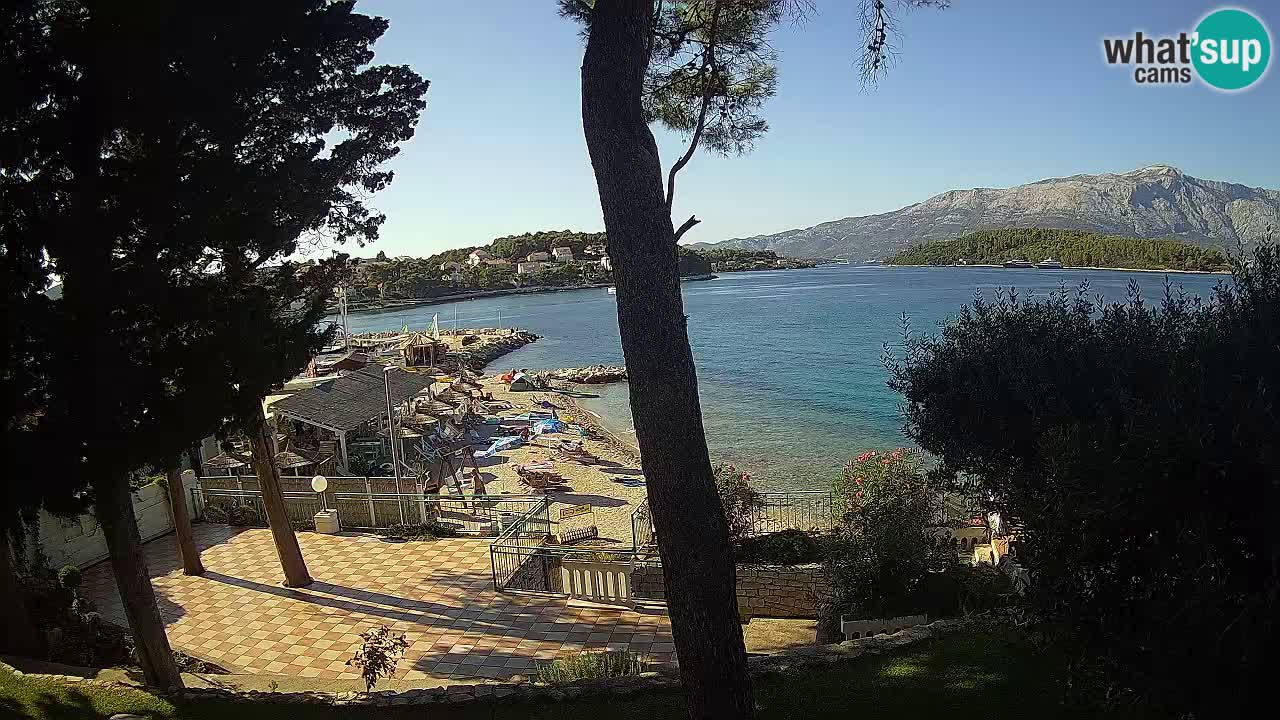 Camera en vivo Lumbarda – Playa Prvi Žal – Korčula