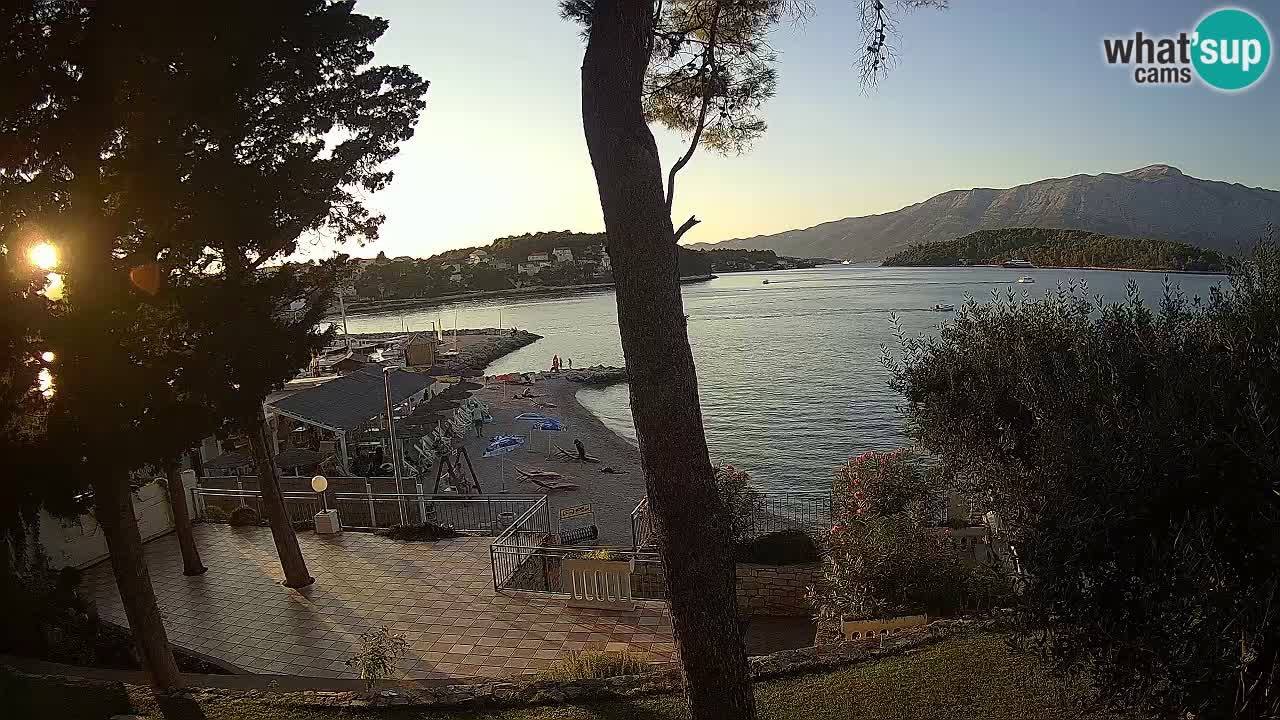 Camera en vivo Lumbarda – Playa Prvi Žal – Korčula