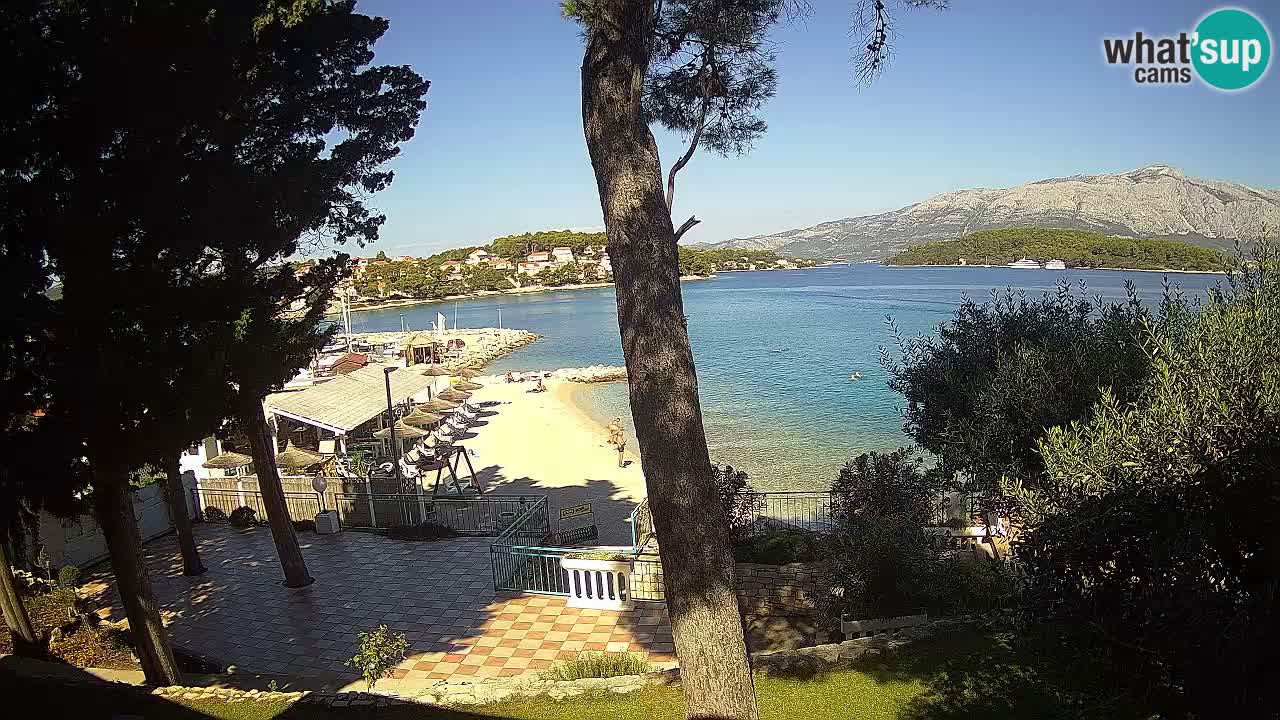 Webcam Lumbarda – Prvi Žal beach – Korčula