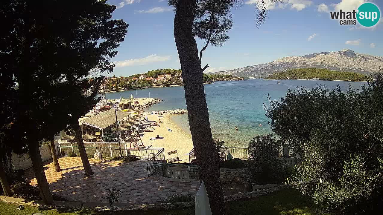 Webcam Lumbarda – Prvi Žal beach – Korčula