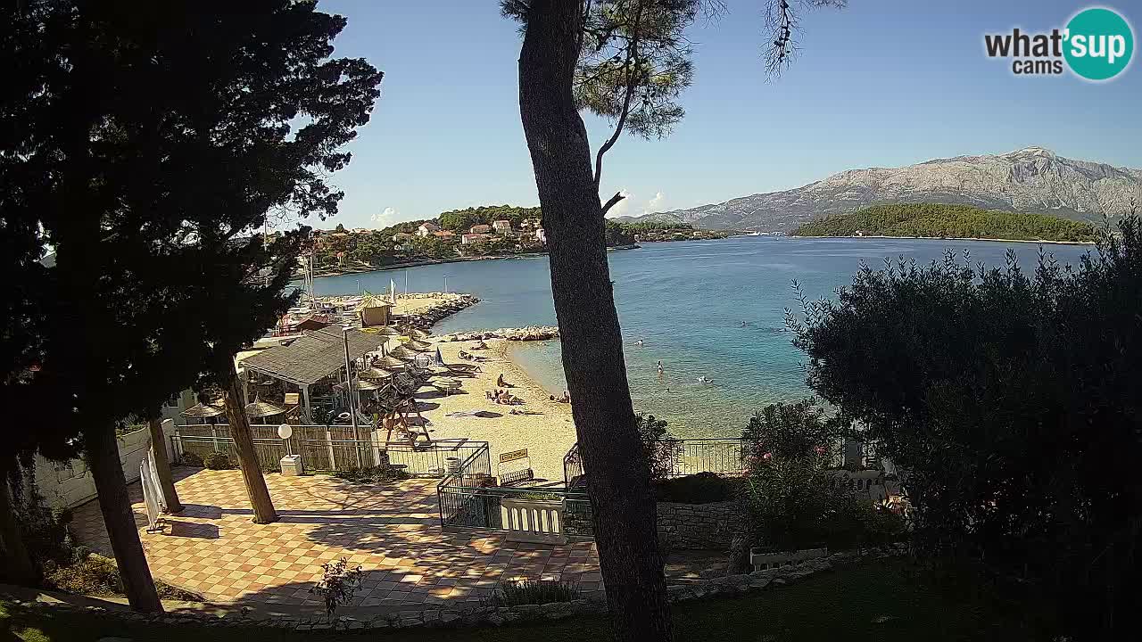Webcam Lumbarda – Prvi Žal beach – Korčula
