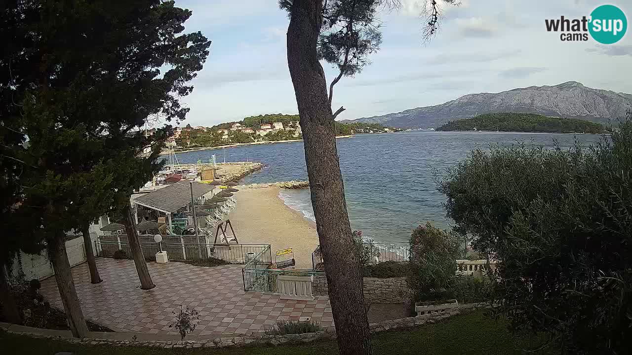 Livecam Lumbarda – Spiaggia Prvi Žal – Korčula