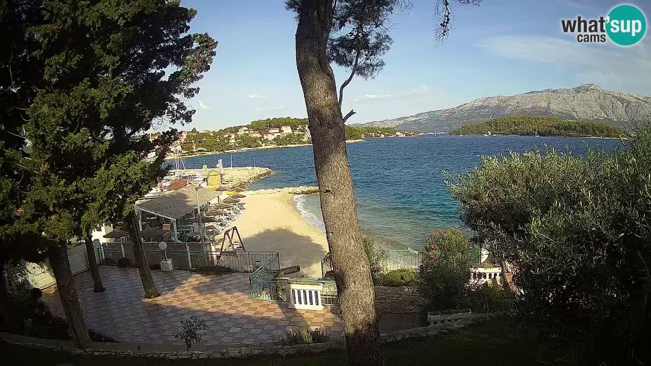 Web kamera Lumbarda – Plaža Prvi Žal – Korčula