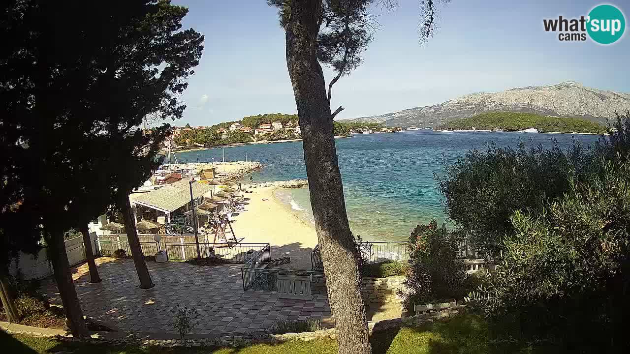 Webcam Lumbarda – Prvi Žal beach – Korčula