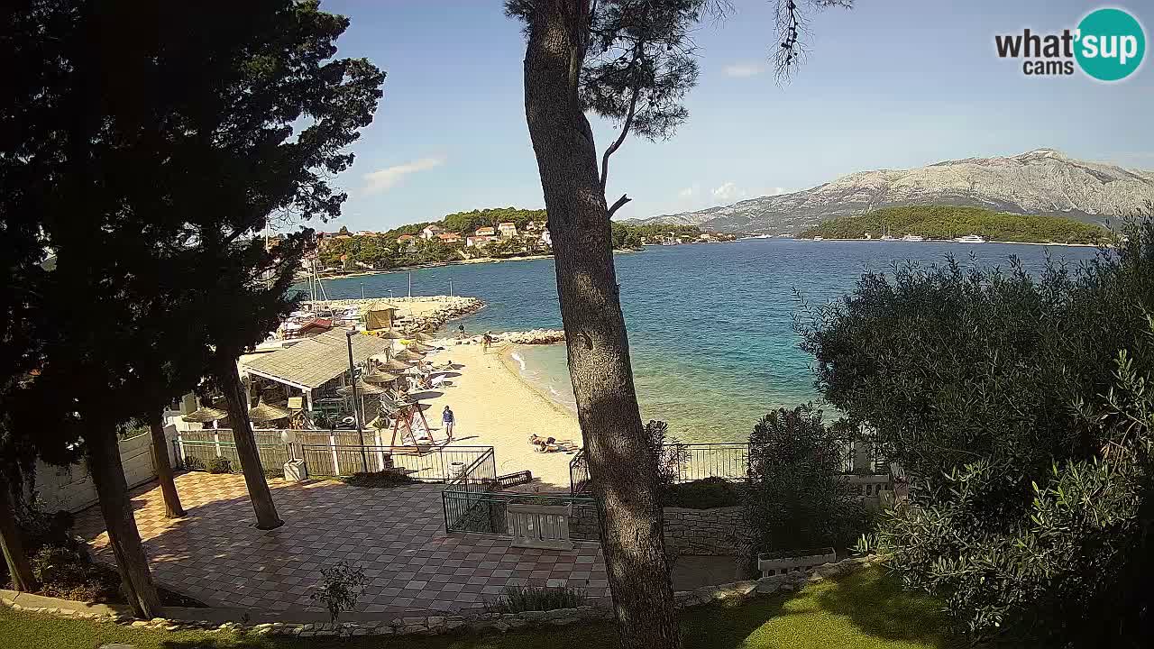 Webcam Lumbarda – Prvi Žal beach – Korčula