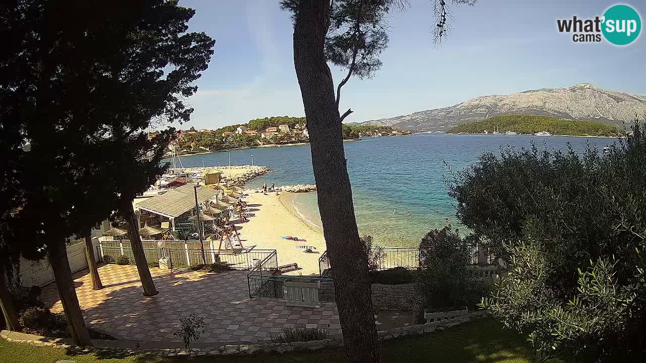 Webcam Lumbarda – Prvi Žal beach – Korčula