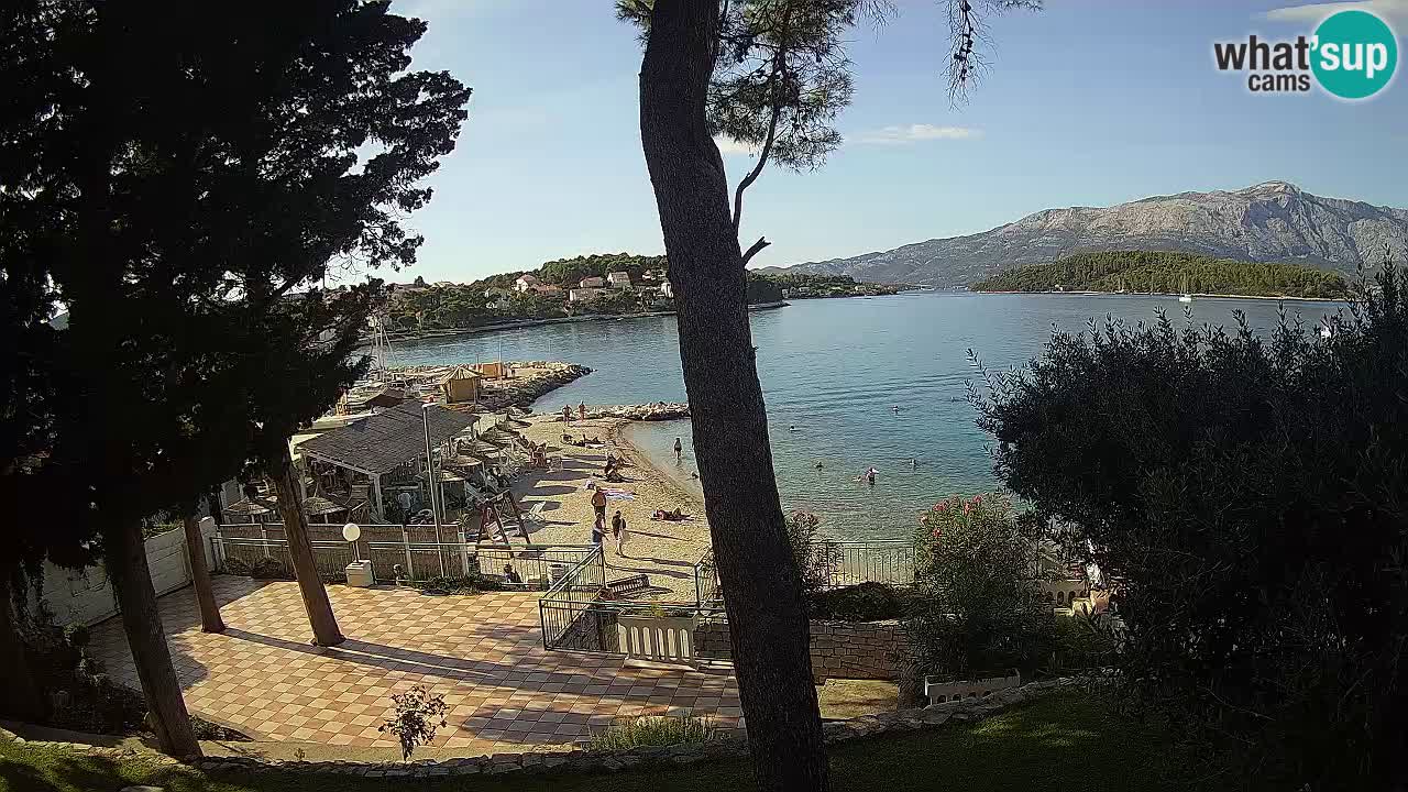 Camera en vivo Lumbarda – Playa Prvi Žal – Korčula