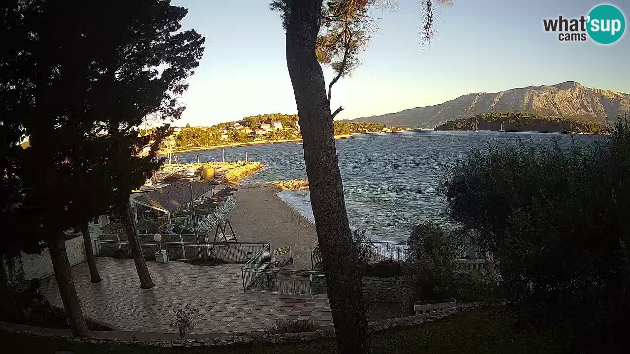 Spletna kamera Lumbarda – Plaža Prvi Žal – Korčula