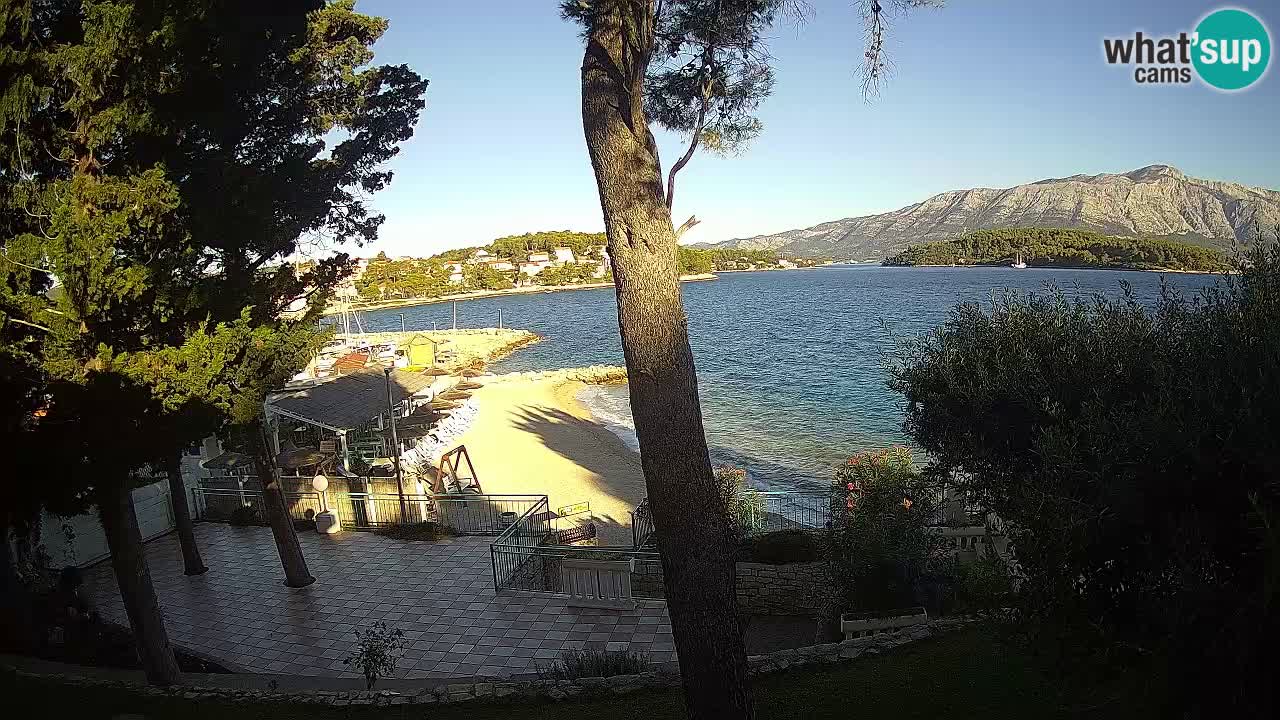 Webcam Lumbarda – Prvi Žal beach – Korčula