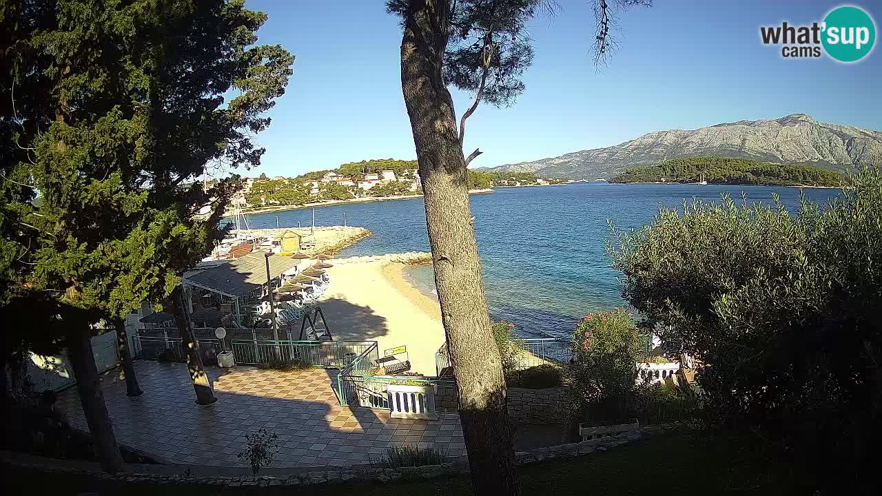Webcam Lumbarda – Prvi Žal beach – Korčula